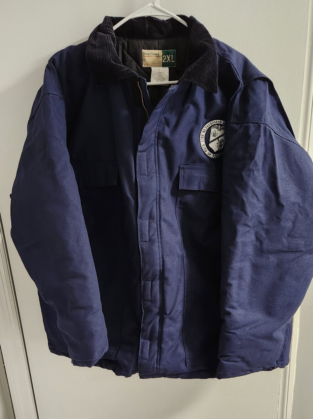 Wear Guard Quilted Workwear Coat, Size 2XL